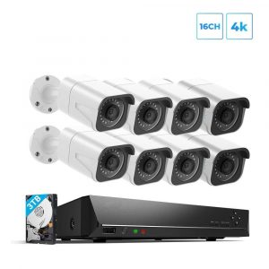 Spy-camera-security-Système de 8 caméras de surveillance 8MP 4K Ultra HD 16 voies PoE-1 384,63 € Livraison gratuite
